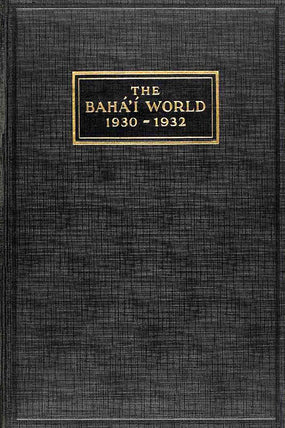 Bahá'í World 1930 - 1932