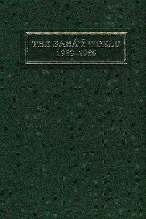 Bahá'í World 1983 - 1986