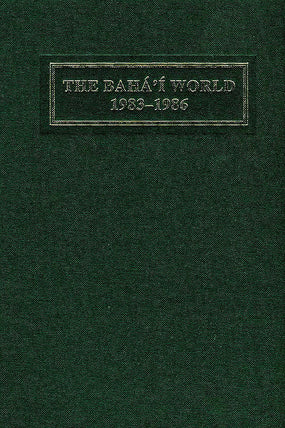 Bahá'í World 1983 - 1986