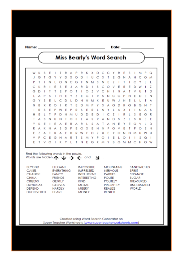 Elegant Miss Osa Bearly