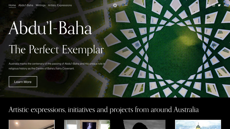 'Abdu’l-Baha, The Perfect Exemplar