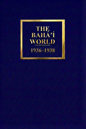 Bahá'í World 1936-1938