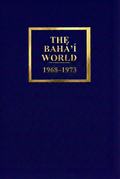Bahá'í World 1968–1973