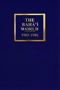 Bahá'í World 1983–1986