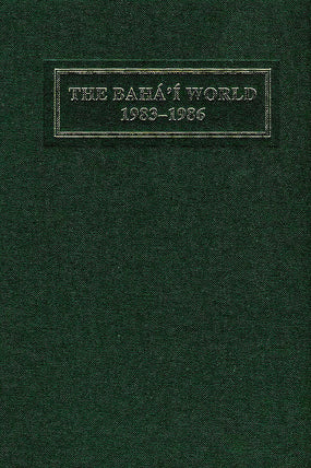 Bahá'í World 1983 - 1986