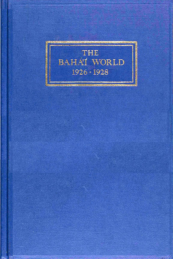 Bahá'í World 1926 - 1928
