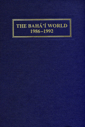 Bahá'í World 1986 - 1992